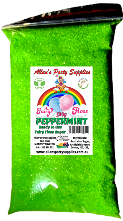 #2 APS, Ready to use Fairy Floss Sugar, 500g Bags, You Choose Your Flavours