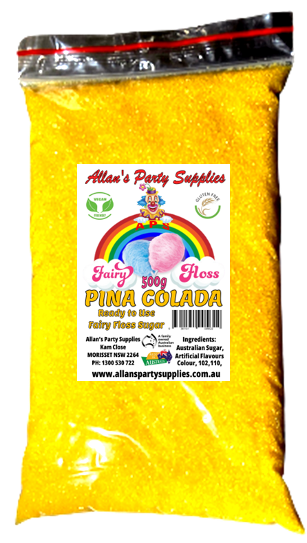 #2 APS, Ready to use Fairy Floss Sugar, 500g Bags, You Choose Your Flavours