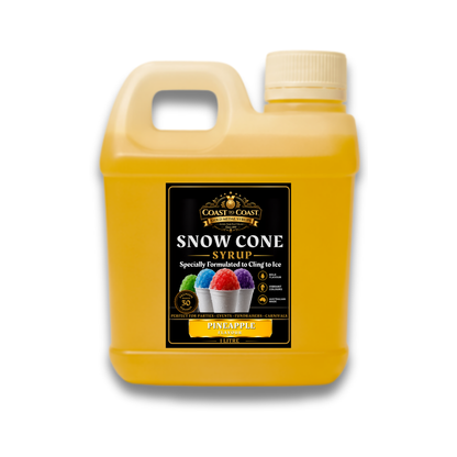 Pineapple Snow Cone Syrups 1ltr - Coast to Coast Gold Medal Syrups®