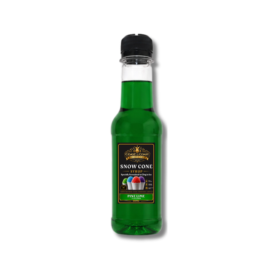 Pine Lime Snow Cone Syrups 250ml - Coast to Coast Gold Medal Syrups®