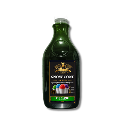 Pine Lime Snow Cone Syrups 2ltr - Coast to Coast Gold Medal Syrups®
