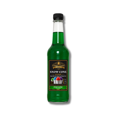 Pine Lime Snow Cone Syrups 750ml - Coast to Coast Gold Medal Syrups®