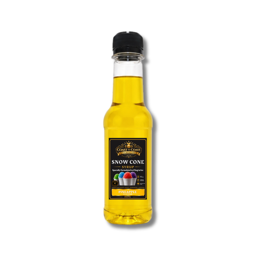 Pineapple Snow Cone Syrups 250ml - Coast to Coast Gold Medal Syrups®