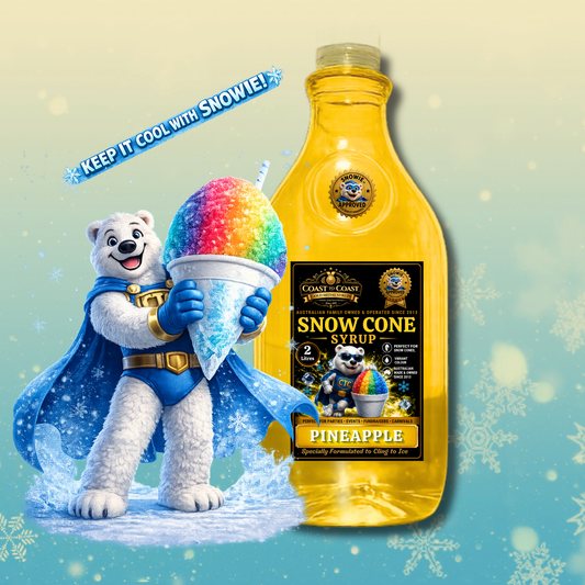 Pineapple Snow Cone Syrups 2ltr - Coast to Coast Gold Medal Syrups®