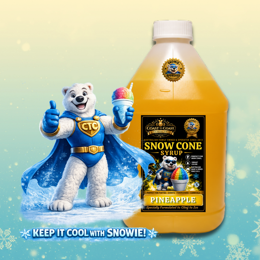 Pineapple Snow Cone Syrups 4ltr - Coast to Coast Gold Medal Syrups®
