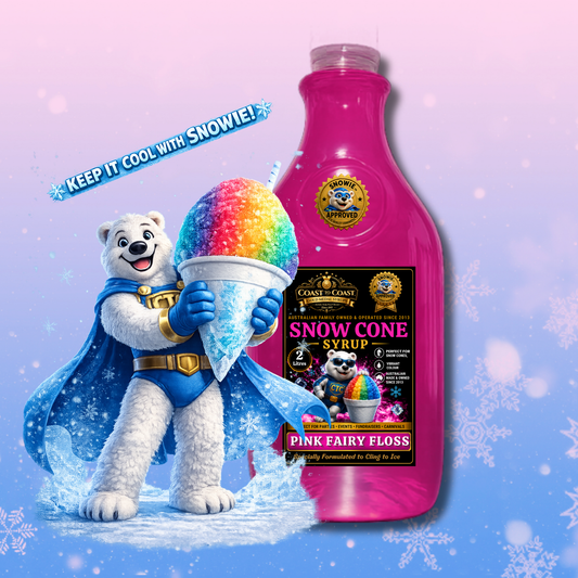 Pink Fairy Floss Snow Cone Syrups 2ltr - Coast to Coast Gold Medal Syrups®