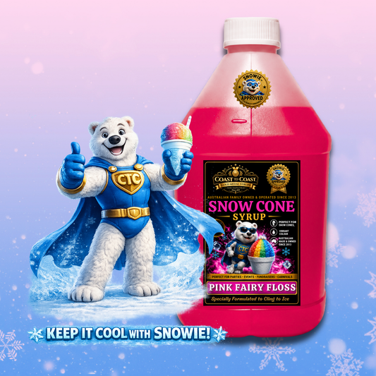 Pink Fairy Floss Snow Cone Syrups 4ltr - Coast to Coast Gold Medal Syrups®