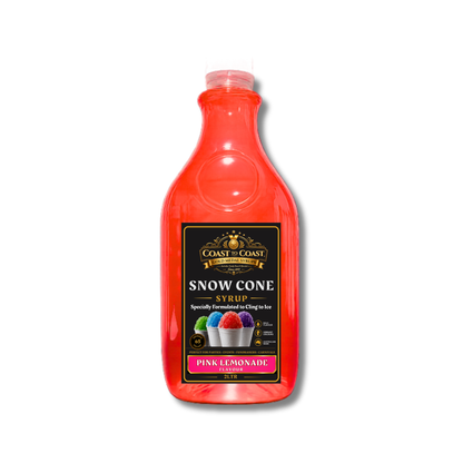 Pink Lemonade Snow Cone Syrups 2ltr - Coast to Coast Gold Medal Syrups®