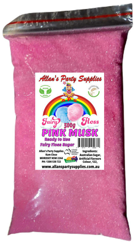 #2 APS, Ready to use Fairy Floss Sugar, 500g Bags, You Choose Your Flavours