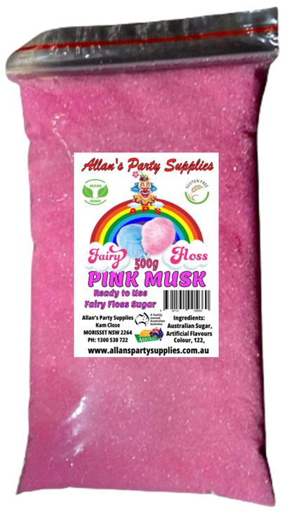 #2 APS, Ready to use Fairy Floss Sugar, 500g Bags, You Choose Your Flavours