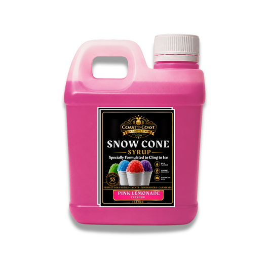 Pink Lemonade Snow Cone Syrups 1ltr - Coast to Coast Gold Medal Syrups®
