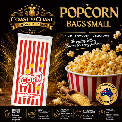 📦 Popcorn Bags 20 pack - Coast to Coast Gold Medal Syrups®