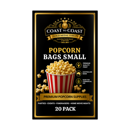 📦 Popcorn Bags 20 pack - Coast to Coast Gold Medal Syrups®