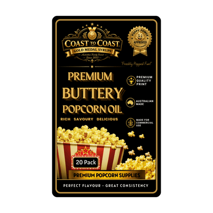 📦 Popcorn Bags 20 pack - Coast to Coast Gold Medal Syrups®
