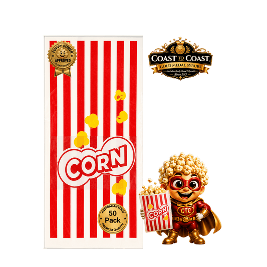 📦 Popcorn Bags 50 pack - Coast to Coast Gold Medal Syrups®