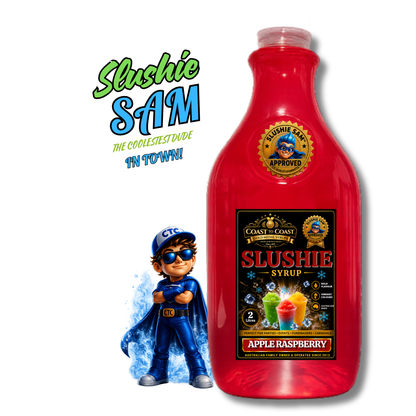 Premium Apple Raspberry Slushie Syrups 2ltr - Coast to Coast Gold Medal Syrups