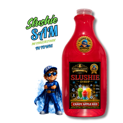 Premium Candy Apple Red Slushie Syrups 2ltr - Coast to Coast Gold Medal Syrups