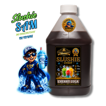 Premium Cherry Cola Slushie Syrups 4ltr - Coast to Coast Gold Medal Syrups