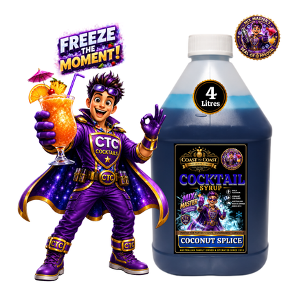 Coconut Splice Premium Cocktail Syrups 4ltr - Coast to Coast Gold Medal Syrups®