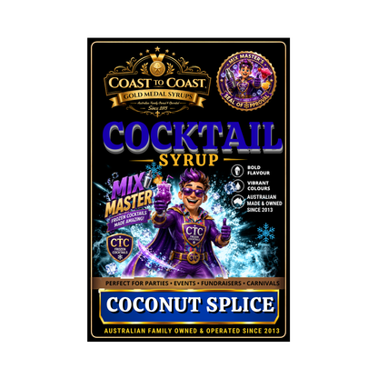 Coconut Splice Premium Cocktail Syrups 4ltr - Coast to Coast Gold Medal Syrups®