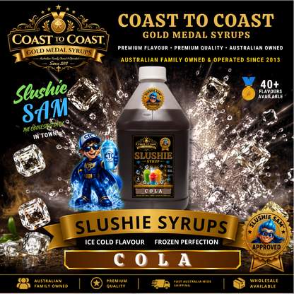 Premium Cola Slushie Syrups 4ltr - Coast to Coast Gold Medal Syrups