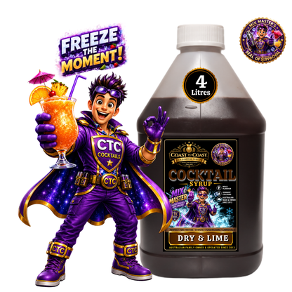 Dry & Lime Premium Cocktail Syrups 4ltr - Coast to Coast Gold Medal Syrups®