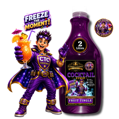 Premium Fruit Tingle Cocktail Syrups 2ltr - Coast to Coast Gold Medal Syrups®