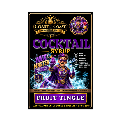 Premium Fruit Tingle Cocktail Syrups 2ltr - Coast to Coast Gold Medal Syrups®