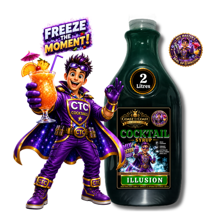 Premium Illusion Cocktail Syrups 2ltr - Coast to Coast Gold Medal Syrups®