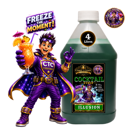 Illusion Premium Cocktail Syrups 4ltr - Coast to Coast Gold Medal Syrups®