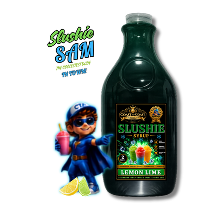 Premium Lemon Lime Slushie Syrups 2ltr - Coast to Coast Gold Medal Syrups