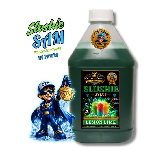 Premium Lemon Lime Slushie Syrups 4ltr - Coast to Coast Gold Medal Syrups