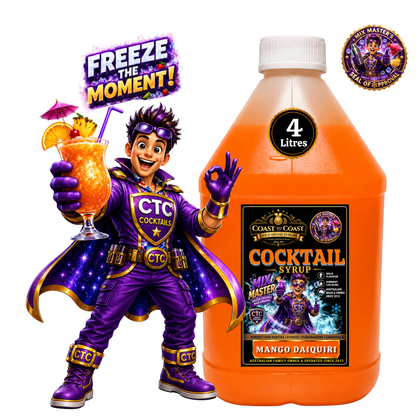 Mango Daiquiri Premium Cocktail Syrups 4ltr - Coast to Coast Gold Medal Syrups®