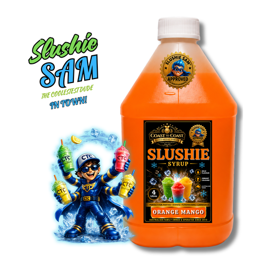 Premium Orange Mango Slushie Syrups 4ltr - Coast to Coast Gold Medal Syrups