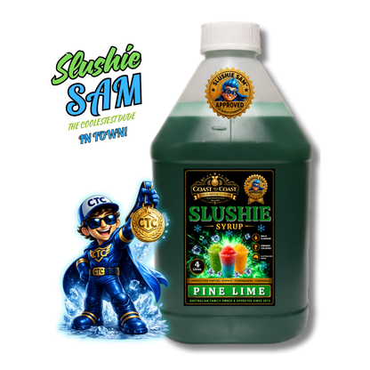 Premium Pine Lime Slushie Syrups 4ltr - Coast to Coast Gold Medal Syrups