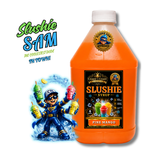 Premium Pine Mango Slushie Syrups 4ltr - Coast to Coast Gold Medal Syrups