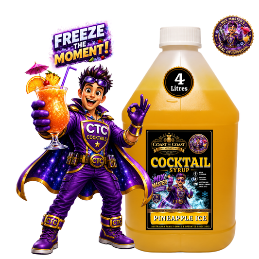 Premium Pineapple Ice Cocktail Syrups 4ltr - Coast to Coast Gold Medal Syrups®
