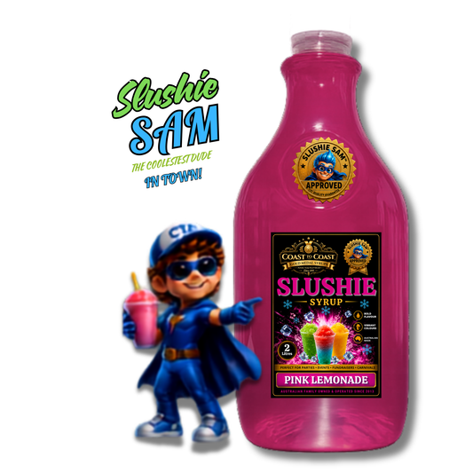 Premium Pink Lemonade Slushie Syrups 2ltr - Coast to Coast Gold Medal Syrups
