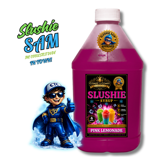 Premium Pink Lemonade Slushie Syrups 4ltr - Coast to Coast Gold Medal Syrups