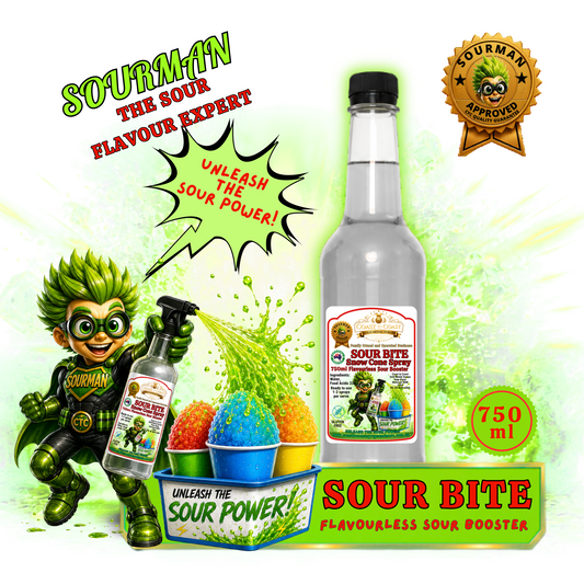 #3 Coast to Coast Gold Medal Syrups®, Sour Bite 750ml add to Snow Cone, or Slushie