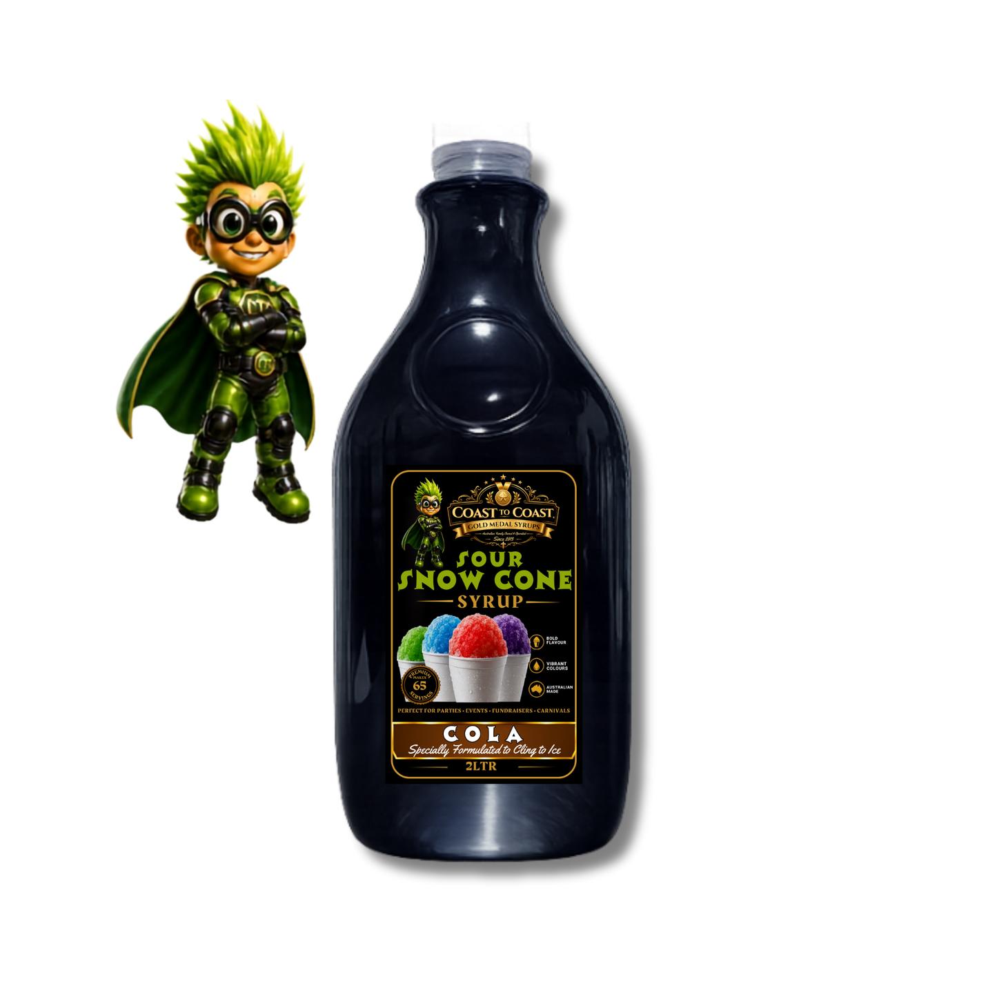 Premium Sour Cola 2ltr - Coast to Coast Gold Medal Syrups®