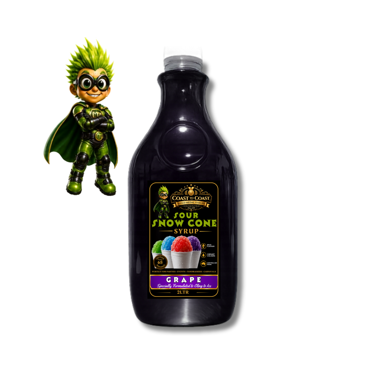 Premium Sour Grape 2ltr - Coast to Coast Gold Medal Syrups®