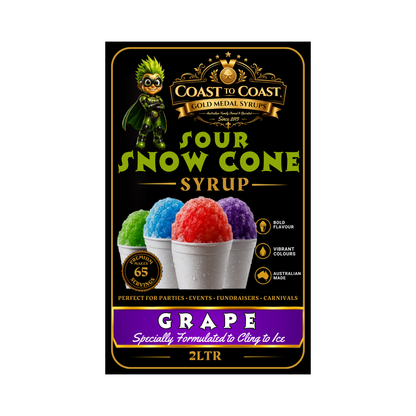 Premium Sour Grape 2ltr - Coast to Coast Gold Medal Syrups®