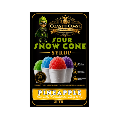 Premium Sour Pineapple 2ltr - Coast to Coast Gold Medal Syrups®