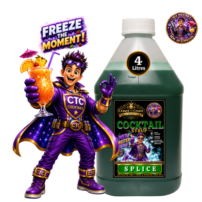 Premium Splice Cocktail Syrups 4ltr - Coast to Coast Gold Medal Syrups®