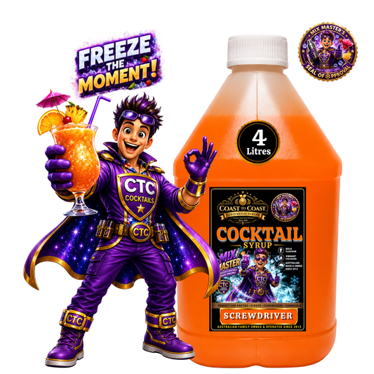 Premium Screwdriver Cocktail Syrups 4ltr - Coast to Coast Gold Medal Syrups®