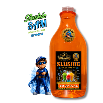 Premium Tropical Slushie Syrups 2ltr - Coast to Coast Gold Medal Syrups