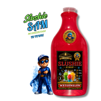 Premium Watermelon Slushie Syrups 2ltr - Coast to Coast Gold Medal Syrups