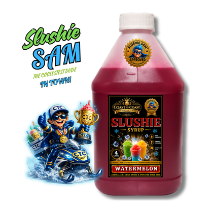 Premium Watermelon Slushie Syrups 4ltr - Coast to Coast Gold Medal Syrups