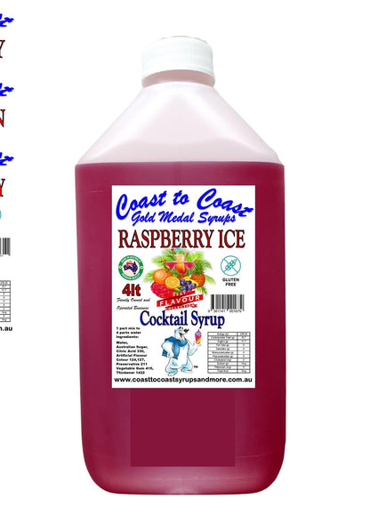 #4 Coast to Coast Gold Medal Syrups®, 4ltr, Premium Cocktail Syrups